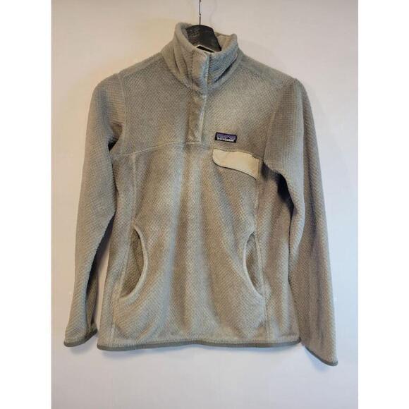 Women's Patagonia Snap-T Fleece Pullover Jacket - Gray - Picture 1 of 6